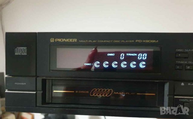 Multi play compact disc player Pioneer PD-X909M CD player с 6 диска. В много добро състояние. Всичко, снимка 2 - Декове - 32761100