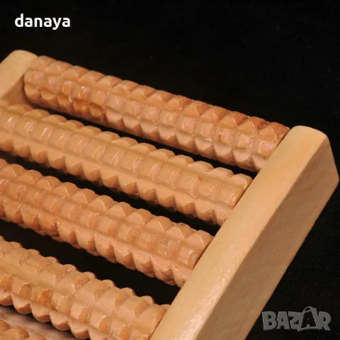 5775 Дървен масажор за крака единичен, снимка 3 - Масажори - 49303408