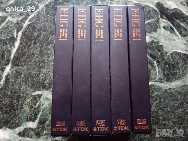 TDK EHG 180/240 VHS видео касети, снимка 5 - Други жанрове - 52329441