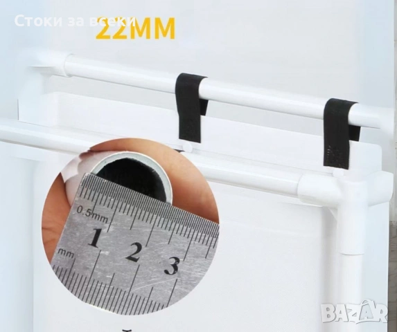 Мултифункционален органазйер за мръсни дрехи с 3 кошници и 3 рафта, снимка 8 - Други стоки за дома - 53258837