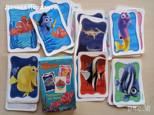 "Търсенето на Немо" - Карти за игра на Черен Петър (Disney) + ПОДАРЪК, снимка 2 - Карти за игра - 35533458