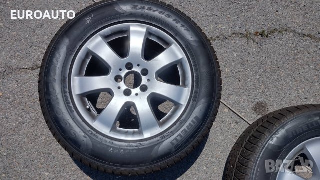 4 броя зимни гуми с оригиналми лети джанти за Мерцедес, снимка 3 - Гуми и джанти - 37614167