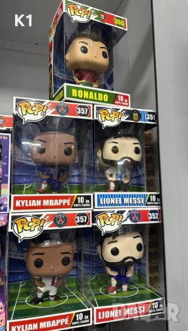 Funko Pop големи фигурки Лионел Меси/Роналдо/Килиан Мбапе Messi/Ronaldo/Kylian Mbappe 30cm, снимка 2 - Фигурки - 52517734