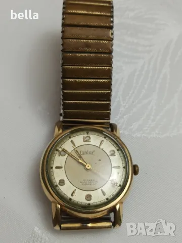 РЯДЪК ПОЗЛАТЕН МЪЖКИ ЧАСОВНИК WALOR 17 КАМЪКА