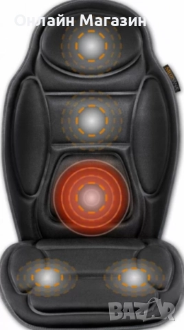 12месеца Гаранция Масажираща седалка за гръб Medisana - Germany, снимка 6 - Друга електроника - 52307509