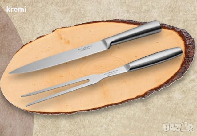 НОВ! Комплект нож и вилица за месо 34 см, снимка 12 - Прибори за хранене, готвене и сервиране - 28281554