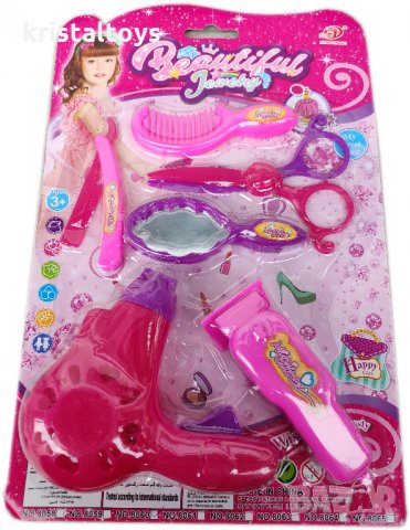 Детски комплект Бюти фризьорски принадлежности, снимка 1