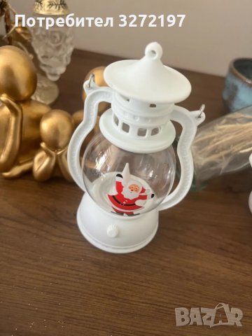 LED лампа, Фенер на Дядо Коледа, снимка 4 - Настолни лампи - 43351303