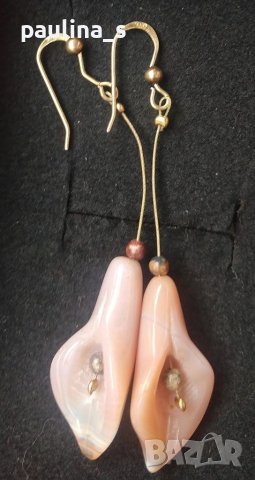 Vintage / Два броя обеци / Много рядка находка / Висящи сребърни обеци , снимка 7 - Обеци - 40827827