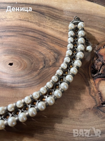 Невероятно красиви🥰 Купих я за огърлица, но се оказа, че е декорация за коса ♥️ Перли, кристали, ме, снимка 8 - Бижутерийни комплекти - 52634716