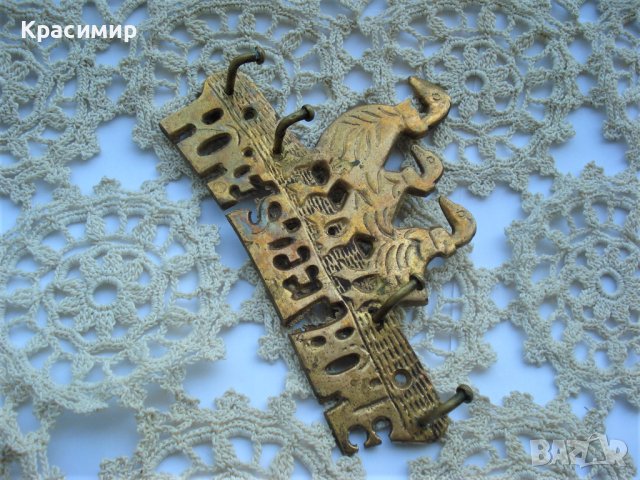 БРОНЗОВА ЗАКАЧАЛКА ЗА КЛЮЧОВЕ HOME SWEET HOME, снимка 2 - Декорация за дома - 43794136