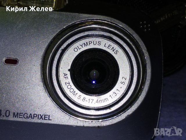 OLYMPUS 4.0 MEGAPIXELS MADE in JAPAN Стар ДИГИТАЛЕН ФОТОАПАРАТ ОЛИМПУС с МАРКОВ КАЛЪФ Targus 40766, снимка 4 - Фотоапарати - 43496750