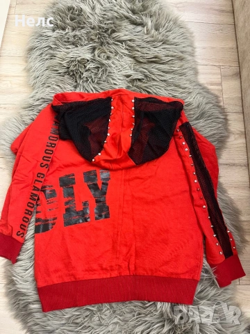 Интересна блузка, снимка 2 - Блузи с дълъг ръкав и пуловери - 53315518