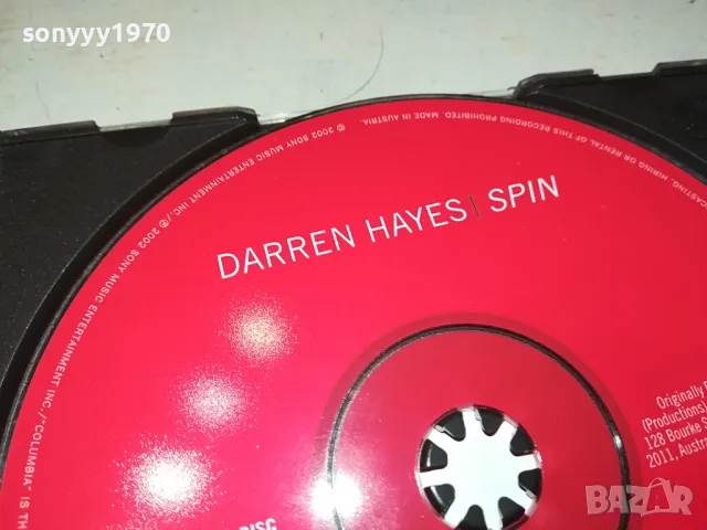 DARREN HAYES SPIN CD 0804251120, снимка 12 - CD дискове - 49807753