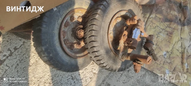 колела джанти с гуми за количка ремарке, снимка 2 - Други ценни предмети - 50920916