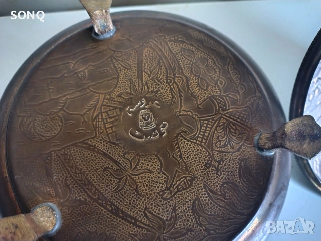 Страхотен Стар Меден Съд, снимка 8 - Антикварни и старинни предмети - 53291039