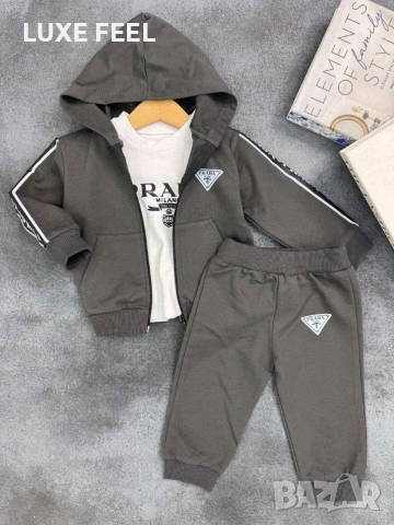 Prada 🔹Бебешки Комплекти -3 Части , снимка 2 - Комплекти за бебе - 53259764