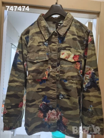 Камуфлажна риза тип дънкова, ХЛ, нова, снимка 4 - Ризи - 51355754