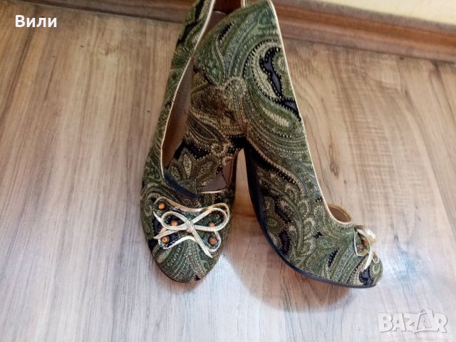 Луксозни дамски обувки, снимка 1 - Дамски обувки на ток - 33121149