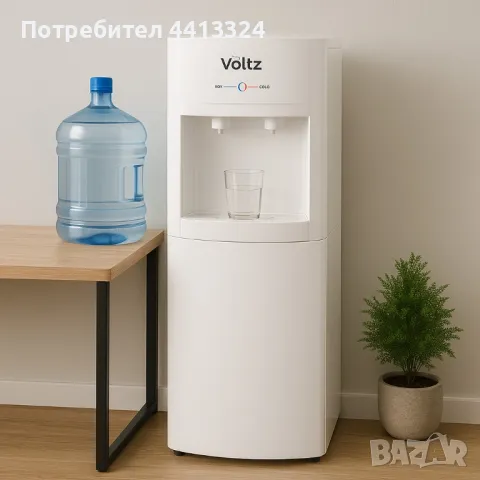 Диспенсър за вода Voltz, 65-420W\15°-90°C, с шкаф, с електронно охлаждане, снимка 2 - Друга електроника - 49976023