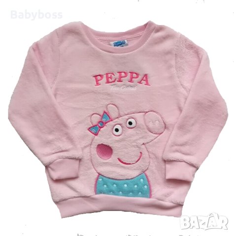 Пухкава детска блуза за момиче с Прасенцето Пепа, снимка 1
