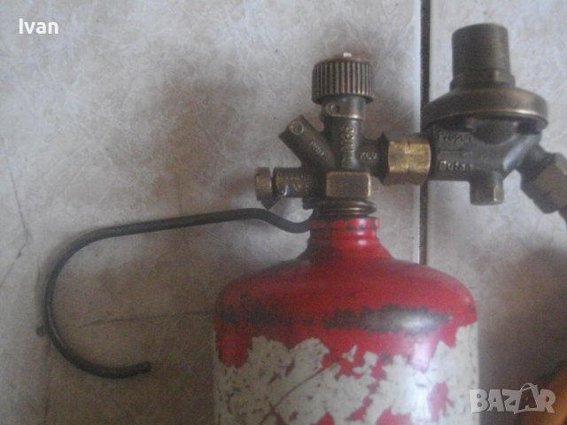 Немска Газова Горелка С Поялник-С Бутилка/Маркуч/Вентил Клапан/-Старо Качество-Отлична-Масивна, снимка 10 - Поялници и запояване - 44081627