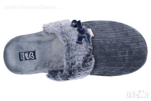 Дамски ортопедични чехли American club син 36/41, снимка 2 - Пантофи - 42944175