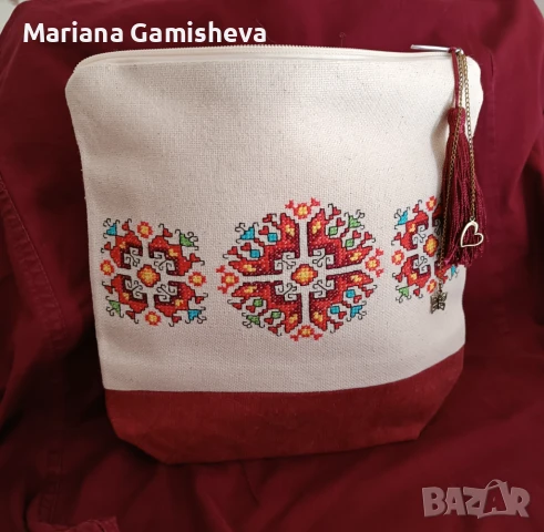 Несесер с шевица, снимка 2 - Чанти - 49192708