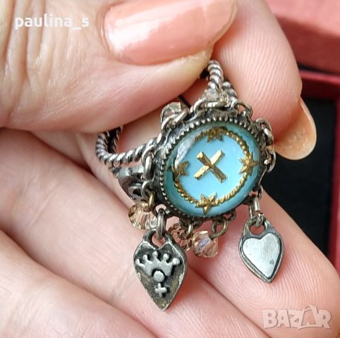 Сребърен пръстен против уроки "Konplott" ❤️, снимка 5 - Пръстени - 40831563