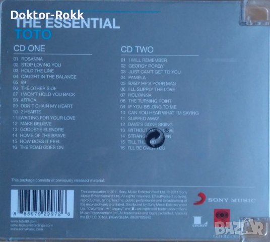 Toto - The Essential Toto (2 CD) 2011, снимка 2 - CD дискове - 43537875