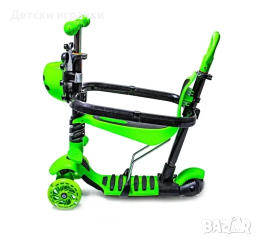 Тротинетка Калинка 6в1 със степенки и предпазител, 5в1 с родителски контрол , снимка 3 - Скутери и тротинетки - 52710907