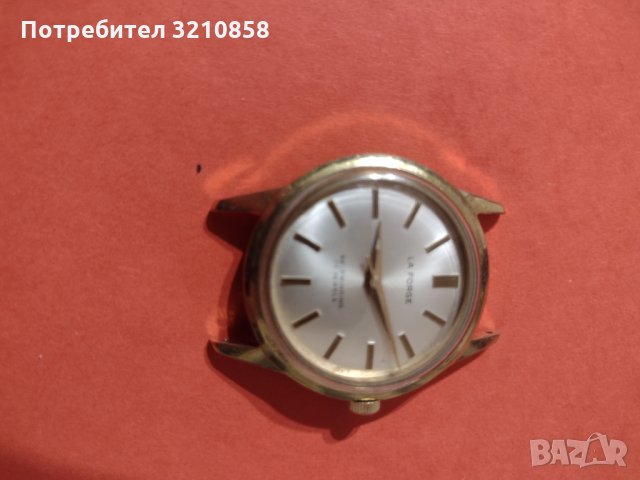 Мъжки часовник,,La Forge", позлатен, снимка 6 - Мъжки - 35429206