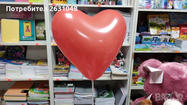 Балон сърце на клечка, снимка 3 - Други - 44032736