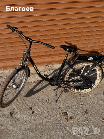 Велосипед с бензинов двигател!