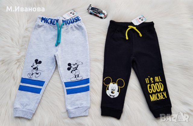 Долнище Мики Маус 12-18 месеца, снимка 3 - Панталони и долнища за бебе - 32979206