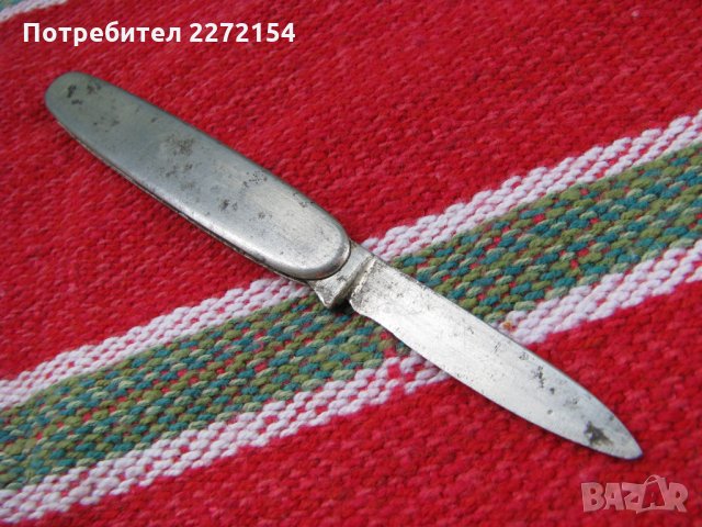 Джобно ножче ножка Solingen, снимка 2 - Антикварни и старинни предмети - 28424461