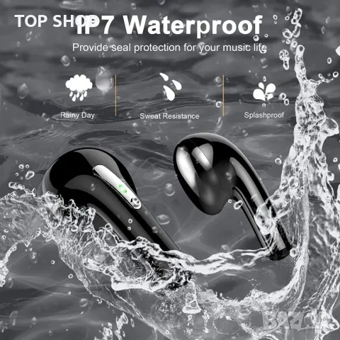 Безжични Bluetooth 5.2 слушалки J97,супер леки 40H,с дълбок бас IP7 Защита от вода/LED дисплей, снимка 4 - Слушалки и портативни колонки - 48788721