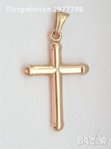 Дамски златен кръст 14 К , снимка 7 - Колиета, медальони, синджири - 33072185
