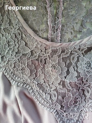 Красива лилава рокля с дантела, снимка 6 - Рокли - 37765191
