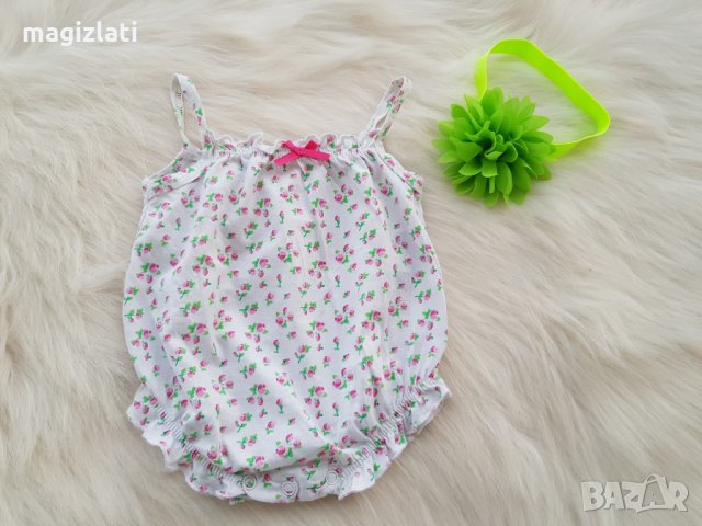 Летни ромпъри 0-3 месеца, снимка 4 - Бебешки гащеризони - 28993241