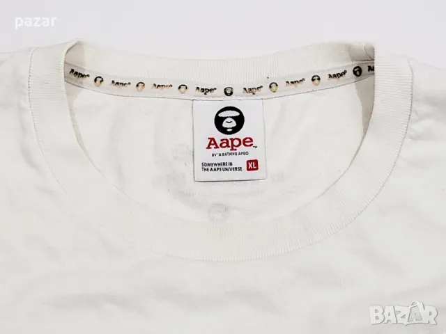 AAPE BAPE BATHING APE Оригинална Тениска Като Нова M-L, снимка 5 - Тениски - 47608576