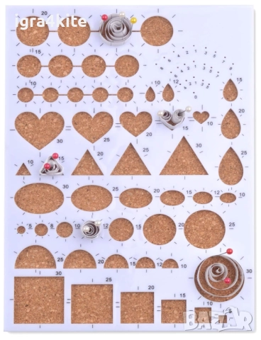 КОМПЛЕКТ ЗА КВИЛИНГ -  „Направи си сам“ - произведения на изкуството върху хартия