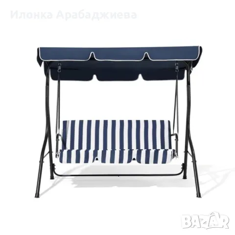 Триместна градинска люлка 110x172xH155 cm, снимка 1