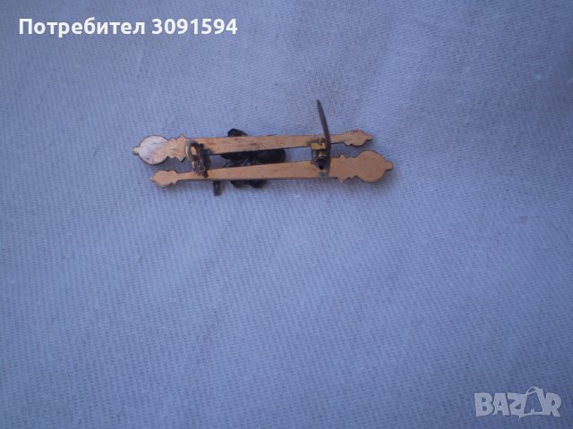 Стара Викторианска позлатена брошка детелина, снимка 10 - Антикварни и старинни предмети - 37629776