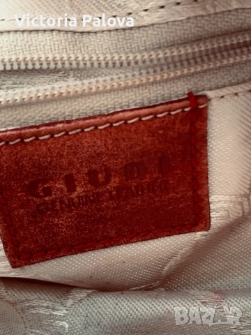 Луксозна кожена чантичка/ несесер GIUDI  Италия, снимка 6 - Чанти - 51758112