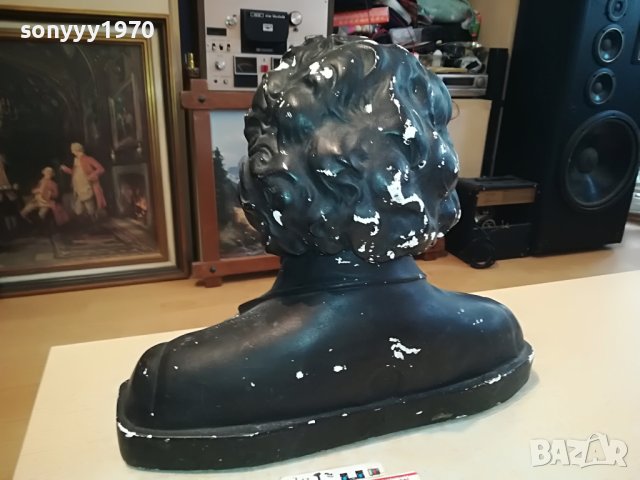 БЕТХОВЕН ГОЛЯМ МАСИВЕН БЮСТ ОТ ГЕРМАНИЯ 1804231514, снимка 11 - Антикварни и старинни предмети - 40401009