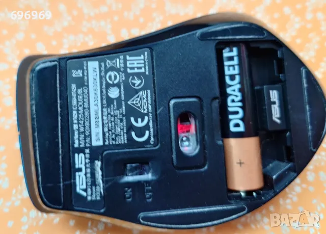 Безжична мишка ASUS WT425, 1600 dpi, USB, Blue/Black, снимка 6 - Клавиатури и мишки - 49341929