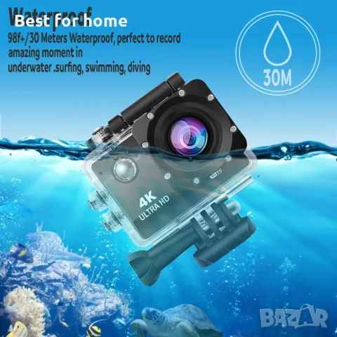 4k WiFi  Екшън Камера V88R®, снимка 6 - Камери - 48074156