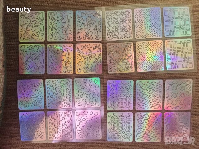 Винилови стикери / шаблони, снимка 2 - Продукти за маникюр - 27472345