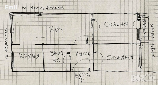 От собственик. Тристаен на ул. Оборище., снимка 18 - Апартаменти - 53398739